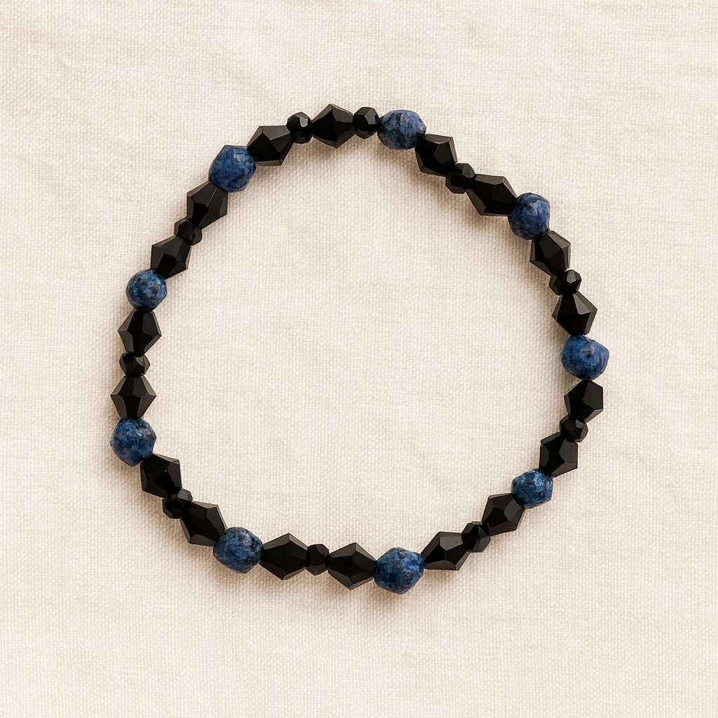 Midnight Ocean Beaded Bracelet