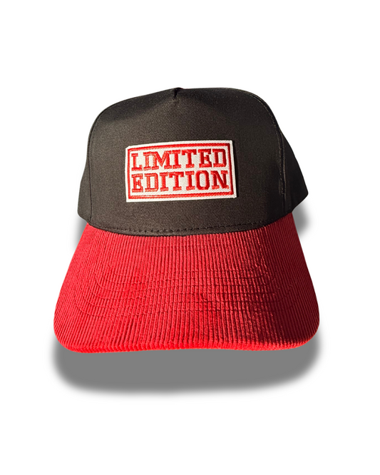 Limited Edition Black & Red Trucker Hat – Bold Streetwear Style