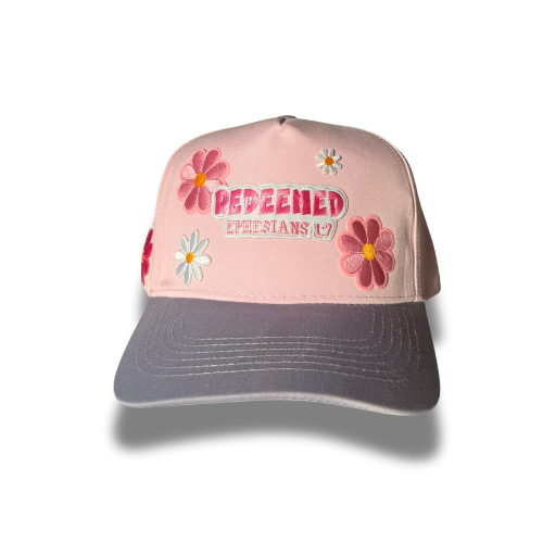 Sunny Pop Joy “Redeemed” Hat – Ephesians 1:7