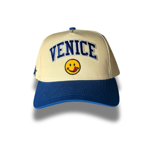 Sunny Pop Joy “Venice” Smiley Hat – Blue Edition
