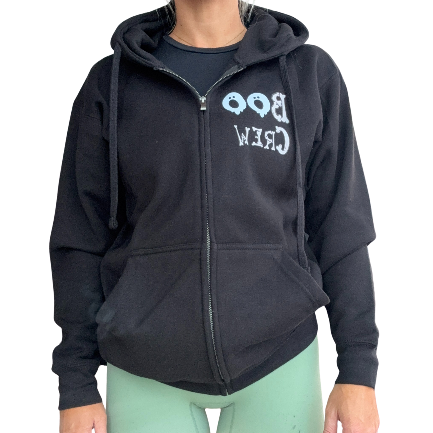 Emergency Department Boo Crew Zip Up Hoodie | Halloween Ghost Nurse Hoodie | ED Nurse Sweatshirt | Cozy ER Crew Gift